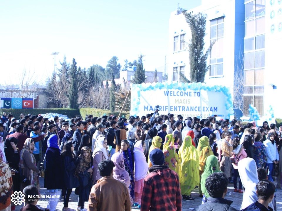 MAGIS Maarif Entrance Exam held at Quetta.